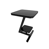 2-stufiger Marmor-Couchtisch, Haushalts-Sofatisch mit Metallrahmen, Café-Bar, Restaurant, dekorativer Couchtisch, Ecktisch (Größe: 50 x 50 x 60 cm, Farbe: C)