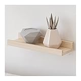 LXBAMKEA Schwebende Regale, Rustikal Hölzern Wandregal, Wandmontage DIY Offen Bücherregal, Bad, Küche, Wohnzimmer, Arbeitszimmer, Büro Lagerung Gestelle, Dekor Anzeige Regale (Color : Wood Color, SI