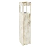 Windlichtsäule Shabby-Charme, groß