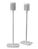 Flexson Bodenständer für Sonos One, One SL und Play:1 - Weiß (Paar)