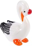 ENESEA Ornament Figur Home & Office Decoration Mini Duck Glass Miniaturen Figuren Kristall Papergewicht Farm Animal Dollhouse Dekor handgefertigt DIY (Stil 4)