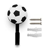 DOJA Barcelona | Kinderkleiderbügel Fußball | Ø 40 x 80.5 mm | 4er Pack Kleiderbügel Kinder | Kleiderbügel für Kinderzimmer | Baby Kleiderbügel für Kleiderschrank | Jungen und Mädchen