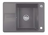TEKA Tequarz-Einbauspüle Estela 50 S-TQ 40148091 anthrazit, Metallic Graphite
