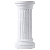HOMSFOU Römische Säule Deko Kerzenhalter Blumensäule Dekosäule Harz Statue Teelichthalter Kerzenständer Eingangstür Hochzeit Landhaus Dekoration Wohnzimmer Tischdeko