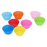 Kaufpart Backen Sie Wie EIN Profi Unserem 8-teiligen Silikon-Backförmchen-Set – Wiederverwendbar, Hitzebeständig Und Antihaftbeschichtet, Perfekt Für Muffins, Kuchen Und Cupcakes – Das Unverzi