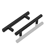 LONTAN 20 Stück Küchengriffe Schwarz 128mm lochabstand Griffe für Küchenschränke Möbelgriffe Schrankgriffe Schwarz Möbelgriffe Edelstahl Schwarze Griffe Küche Türgriffe Küche