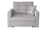 Mirjan24 Sofa Viva Lux I mit Schlaffunktion, einsitzer Polstersofa mit Bettkasten inkl. Kissen, Schlafsofa Bettsofa Farbauswahl, Wohnlandschaft, (Sofia 18 + Sofia 13)