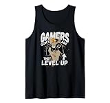 Gamers Don't Age They Level Up - Lustiges Gaming Tank Top