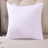 1 Packung Kissenbezug mit Kissenkern, 45 x 45 cm, quadratische Kissenbezüge mit unsichtbarem Reißverschluss Überwurfkissenbezug mit Kern für Bettdekoration Wohnzimmer Sofa Schlafzimmer Couchstuhl