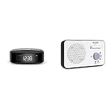 Philips Audio Radiowecker Radio DAB+ (Doppelter Alarm & TechniSat Viola 2 - tragbares DAB Radio (DAB+, UKW, Lautsprecher, Kopfhöreranschluss, zweizeiliges Display) weiß/schwarz