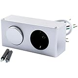 MiniBox Schalter + 1x Schuko Steckdose Tischsteckdose IP20 Aluminium