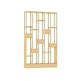 Bücherregale Bücherregal, Veranda, Büro, grüne Pflanze, Blumenregal, Wohnzimmer, Büro, Metalltrennwand, dekoratives Regal, Esszimmer-Trennwand Bücherregal-Organizer ( Color : A , Size : 120*20*200cm )