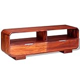 CIADAZ TV-Schrank, Fernsehschrank, Tv-möbel & Phonomöbel, Fernsehtisch, Tv Board, Fernsehkommode, Schrank Schlafzimmer, Massivholz 116 x 30 x 40 cm