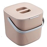 SUNXUE KompostbehäLter, für AlltäGlichen Organischen Abfall in der KüChe, SpüLmaschinenfest, Geruchsdicht, Herausnehmbarer Inneneinsatz