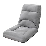 KITCISSL Ohrensessel Modern Sitz Klappbare Rasenstühle Stuhl Loungesessel Rückenlehne Stuhl Relaxsessel Sessel Modern Design Lazy Lounge Chairs für Schlafzimmer, Wohnzimmer (Color : Gray A)