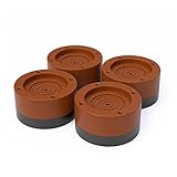 Set mit 4 Möbelbeinen, Betterhöhungen, robuste Möbelerhöhungen für Sofa, Tisch, Couch, Möbel, erhöhte Füße, Schreibtischverlängerung, Bett-Schreibtischerhöhung (4 cm, weiß) (braun 4 cm)