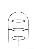 Etagere 3-stufig schwarz leer H.36,5cm für Teller D.21cm A TABLE ASA-Selection**2 (2 Stück)