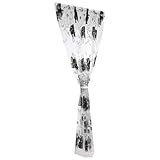 AQ899 Sheer Curtains Semi Transparent Window Drapes Panel 100cm x 200cm 1 PCS Vines Leaves Tulle Door Window Curtain Drape Panel Scarf for Living Bedroom