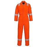 Portwest Leichter, antistatischer Overall 280 g, Größe: S, Farbe: Orange, FR28ORRS