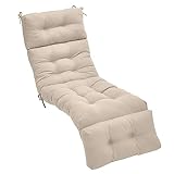 YURRO Sonnenliege, Stuhlbankkissen, hohe Rückenlehne, Sitzkissen mit Rückenlehne, faltbar, zuverlässig, für den Außenbereich, Garten, Liegestuhl, Matte