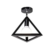 Deckenleuchte Eisen Retro Einfache Gang Balkon Eingang Korridor Stereo Geometrische Deckenleuchte Kreative Restaurant Eingang Korridor Lichter, Pendelleuchten, Kronleuchter Beleuchtung