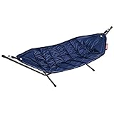 Fatboy® Headdemock Hängematte Dunkelblau | Hängematte für Zwei mit Gestell | Outdoor geeignet für Garten & Terrasse | 270 x 138 cm