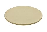 RÖSLE VARIO Pizzastein, Hochwertiger Pizzastein aus Cordierit zur Zubereitung von Pizza, Flammkuchen, Brot usw. auf dem Grill oder im Backofen, 30 cm