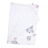 Hohopeti Beanie-Decke Baby-Lumpen Für Neugeborene Pucktücher Für Neugeborene Plüschhandtücher Weiße Überwurfdecke Puckdecke Für Babys Babybedarf Kinderdecke Babydecken Für Mädchen