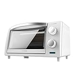 Cecotec Tisch-Toaster Backofen 10 L Bake&Toast 1000 White. 800 W, Quarzheizungen, Timer, einstellbare Temperatur, Doppelglastür und Edelstahloberflächen.