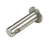 Ourdeco Träger 1-läufig - 5 cm für Gardinenstangen ø 12 mm | 1 Stück | edelstahl