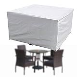 WDNMDY Gartenmöbel-Abdeckungen wasserdichte Outdoor-Sofa-Abdeckungen Allwetter-Oxford-Stoff-Tisch- und Stuhl-Abdeckungen Robuste Terrassen-Sektionalmöbel-Abdeckungen für kleine Sofas