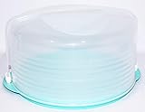 TUPPERWARE Tortenheber rund mit gewölbtem Deckel und Griff Mint Eis