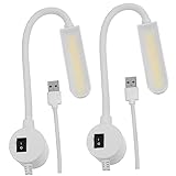 DOITOOL 2 Stück Tischleuchten Für Schreibtisch Magnetisches Arbeitslicht Nähmaschinen-Lichtleiste Magnetische Nählampe Lese-Led-Licht Usb-Nähmaschinenlicht Nähmaschinen-Led-Licht