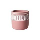 Blumentopf Pflanzenkübel Betonblumenkübel Zement - 4.7' Medium Topf mit Abflussloch - Handwerk Geometry Zylinder Deco Innen (Pink) Hausanlagen, Sukkulenten, Blumen (Color : C)