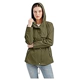 Zannycn Regenjacke Damen Atmungsaktiver Windbreaker Mit Kapuze Softshelljacke Mit Gefüttert Trenchcoats Lang Regenponcho Für Damen Herren Damen Outdoor Ventures Regenjacke