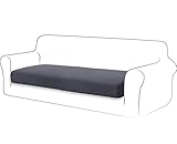 TIANSHU Sofa Sitzkissenbezug Stretch Kissenbezug Sofakissen Schonbezug Möbelschutz Sofasitzbezug für Couch 3-teilige Kissenbezüge für 3 Sitzer (3 Sitzer,Grau)