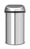 Brabantia Mülleimer Abfalleimer, Edelstahl, Matt Steel, 60L