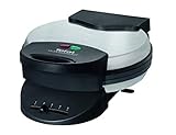 Tefal Herzwaffeleisen WM310D Waffelmaker | für Waffeln in Herzform | stufenloser Temperaturregler-Bräunung nach Wunsch | antihaftbeschichtete Platten | Teigauffangbehälter | Schwarz | 1000 W