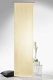 heimtexland Gardinen Schiebegardine Flächenvorhang Flächengardine Schiebevorhang, Farbe Natur, Höhe 245cm x Breite 60cm Typ118
