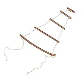 Cabilock Holzleiter-Anhänger Vintage-Dekor Wandregal-Dekor-Geschenke Für Homebodies Holz-Handtuchhalter Badeturm-Rack Zum Aufhängen Von Foto-Display-Wand-Dekor-Holzhandwerk-Anhänger