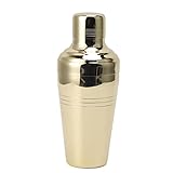 Mixer-Getränke-Shaker, Cocktail-Shaker, 510 ml, stabil, Edelstahl 304, rostfrei, einfache Reinigung, für Zuhause, Barkeeper-Set(Gold)