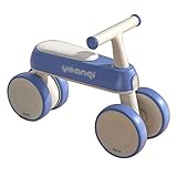 MAMABO Baby Balance Bikes Fahrrad, Ride On Spielzeug für 1+ Jahr Alte Jungen und Mädchen, Kinder Laufrad, Kein Pedal Kleinkind 4 Räder Fahrrad (Color : Blue)