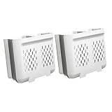 Cabilock 2 Stück Wäschekorb Zusammenklappbare Körbe Zusammenklappbarer Wäschekorb Wandmontage Wäschekorb Wäscheaufbewahrungskorb Wand Zusammenklappbare Wäschekörbe Hängender