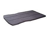 Premium Schlafauflage Tesla 3 Klappmatratze Matratze Faltmatratze Bus Camping Gästebett Klappbar 190x107x7 cm Dunkelgrau