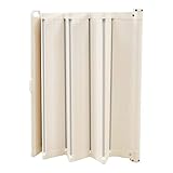 BabyDan Guard Me, Automatisch versenkbares Treppenschutzgitter, Passend für Öffnungen zwischen 55-89 cm, Weiß, Made in Denmark - Babygitter/Schutzgitter (Haustiergitter/Hundegitter)