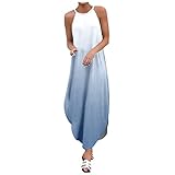 Topassion Cocktailkleid Damen， Damenkleider Elegant Chic Kleid Mädchen Festlich Abendkleider Klassische Elegantes Kleid Fairy Dress Muslimische Kleider Damen Maxikleider Damen Sommer White S