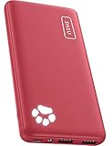 INIU Power Bank 10000mAh Klein Aber Stark, Powerbank, Externe Handyakkus kompatibel mit iPhone 14 13 12 11 X Pro Max Samsung S12 Airpods(Red)