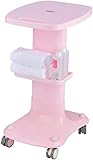 Große bewegliche Wagen, Servierwagen für den Haushalt, Rollwagen für den Organizer für Aufbewahrungsgeräte im Friseursalon, Spa, Abs, Kleiner Blasenwagen/Rosa/38 * 48 * 75 cm