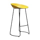 WangSiwe Barhocker Thekenstuhl Barstuhl Hocker Tresenhocker mit Rückenlehne Fußstütze Bistrohocker Küchenstühle Sitzhöhe 65cm/70cm/75cm (Color : C, Size : Seat Height 70cm)