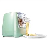 Dremdo Pasta Maker, Elektrische Pasta Maschine Mit Dreizehn Nudelmodulen Für Spaghetti, Fettucine Und Mehr, Einfach Zu Bedienen,Rot